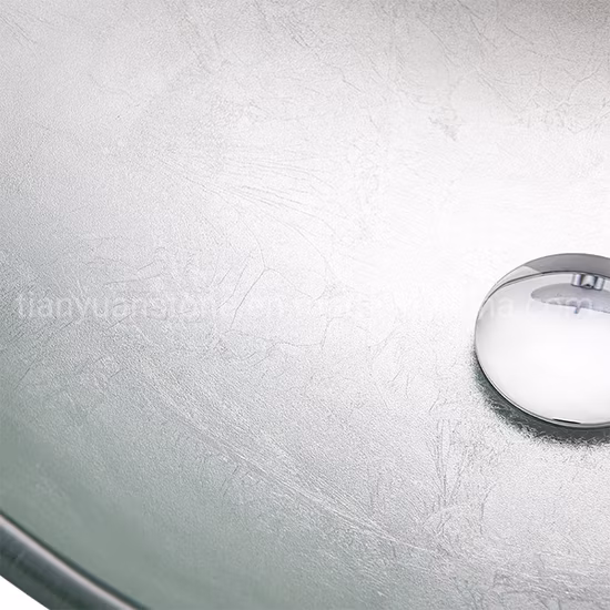 Clear Transparent Tempered Glass Vessel Bathroom Sinks
