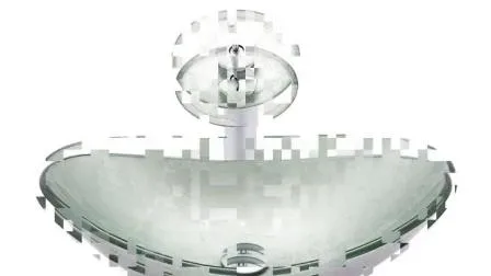 Clear Transparent Tempered Glass Vessel Bathroom Sinks